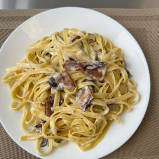 Blue Cheese & Bacon Fettuccine