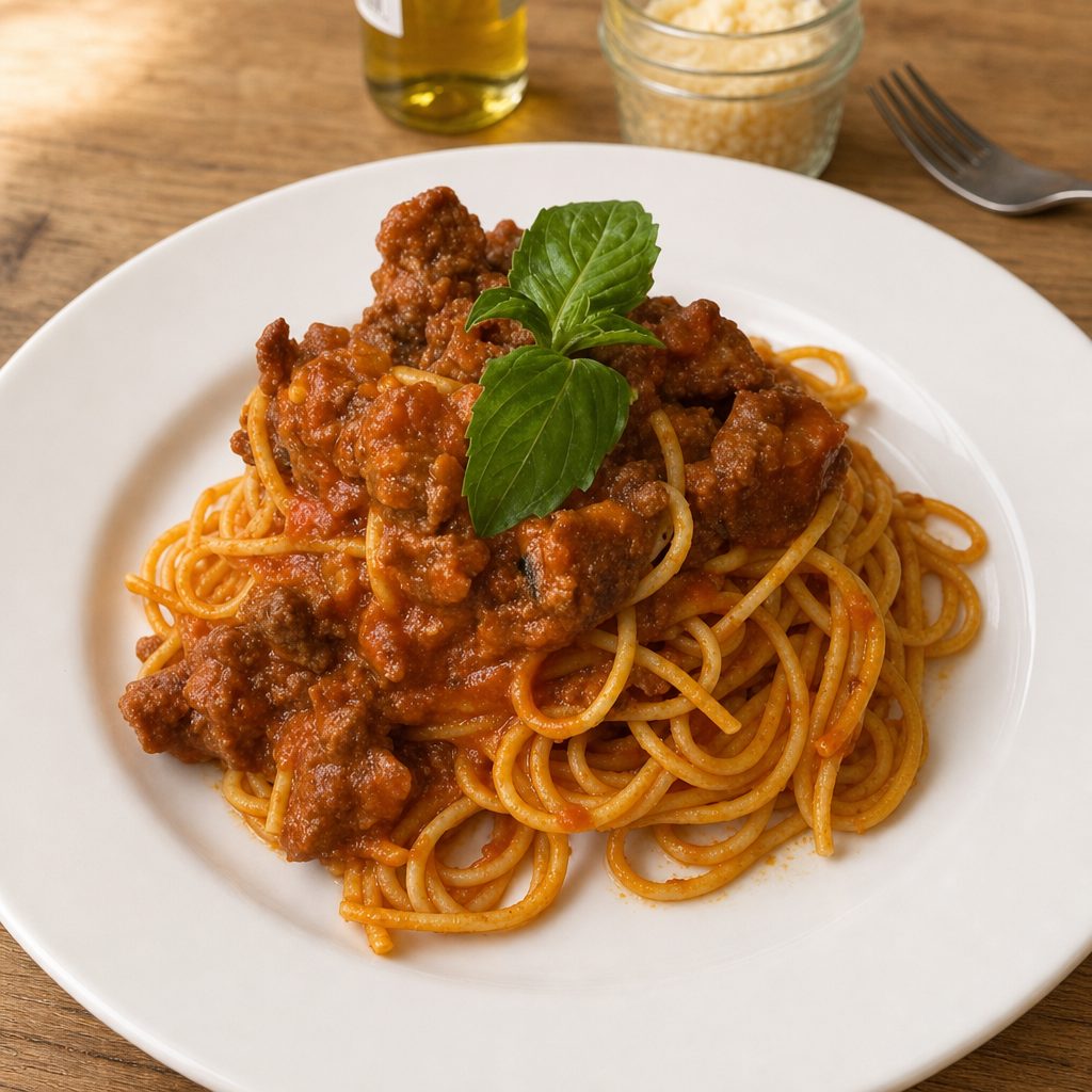 Spaghetti Bolognese.