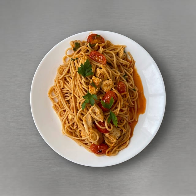 Chicken Scampi.