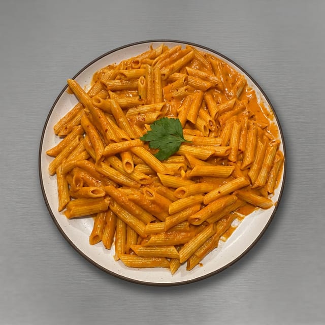 Penne Vodka Sauce.